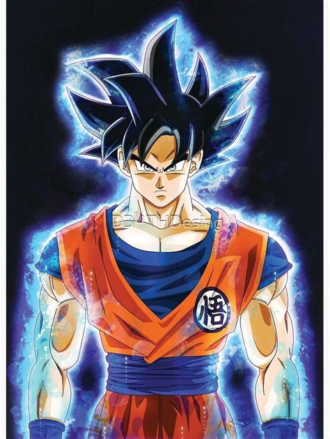 Póster Ultra Instinct Goku Mastered Migatte No Gokui de D THDesing en Pantalla de