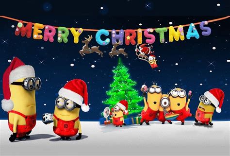 Merry Christmas Minions Wallpapers Wallpaper Cave