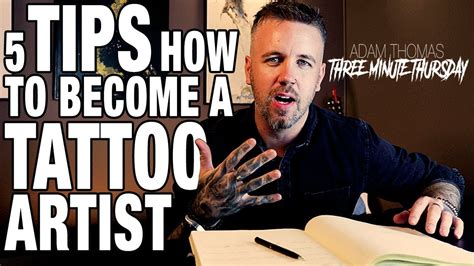 5 Tips How To Become A Tattoo Artist Youtube