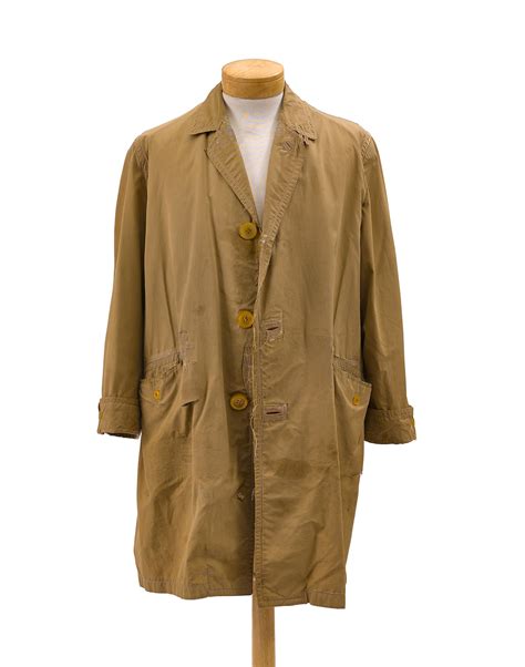 The Iconic Columbo Raincoat And Shoes Worn By Peter Falk And