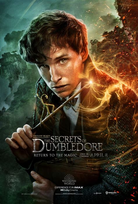 ‘secrets Of Dumbledore’ Newt Scamander Poster — Harry Potter Fan Zone