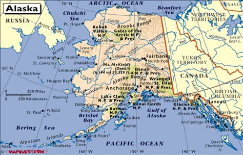 Karte von alaska (bundesland / provinz in vereinigte staaten alaska karte, karte alaska. Alaska Karte Hauptstadt