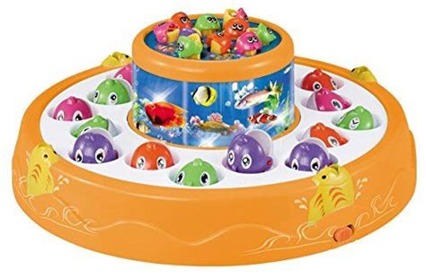 Haktoys Deluxe Fishing Game With Rotating Double Layer Fi