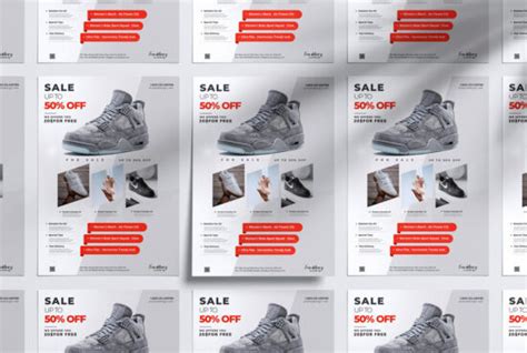 Shoe Sale Marketing Flyer Template Psd Pixelsdesign