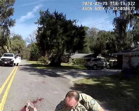 Arbery had been dead for more than two months when a national outcry erupted after cellphone video of the shooting leaked online may 5. New body camera video shows moments after Arbery shooting ...