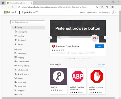 How To Get Configure And Remove Microsoft Edge Extensions Digital Citizen