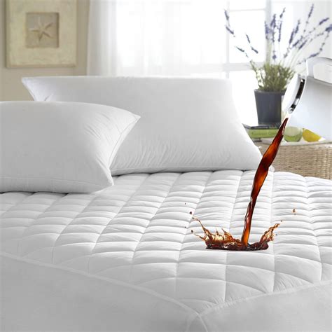 waterproof microfiber quilted cover for mattress breathable mattress protector cover for