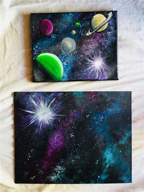 How To Paint A Galaxy Step By Step Painting For Beginners