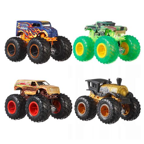 2019 hot wheels monster trucks bigfoot 4x4x4 truck 3. Original 1:64 Hot Wheels Monster Trucks Metal Car Toy ...