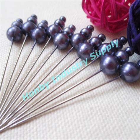 Buy Triple Heads Pearl Decorative Straight Pin From Reliable Pin Pin Suppliers