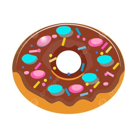 Delicious Chocolate Donut Vector Delicious Chocolate Donut Donuts