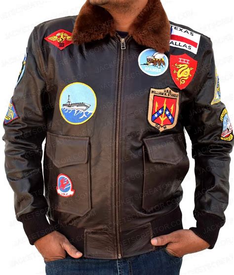 Top Gun Jacke Top Gun Nylon Bomber Costume Jacket For Men