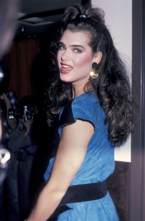 80s Beauty Trends Youd Never Try Today Brooke Shields 80s Hair And