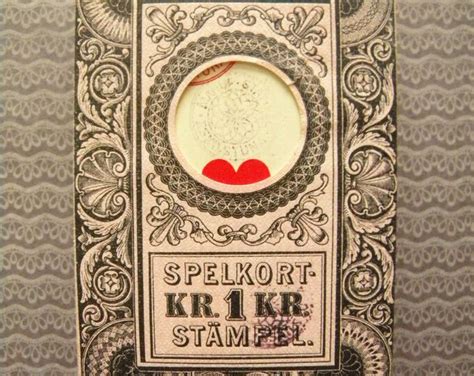 Vintage Sealed Deck Of Cards 1953 Aktiebolaget Oberg And Son Eskilstuna
