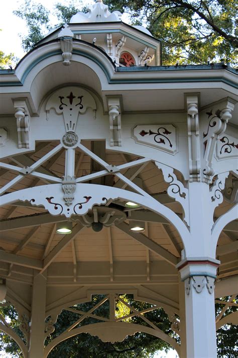 Medina's gazebo, or bandstand, was built in 1973. It's an exact replica