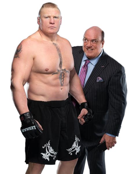 Brock Lesnar And Paul Heyman Png By Wwe Designers By Wwedesigners On