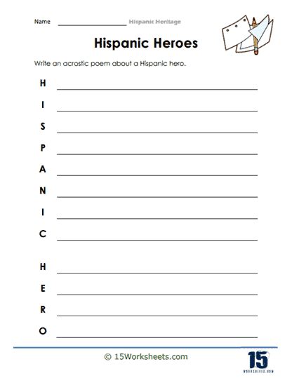 Hispanic Heritage Month Worksheets 15