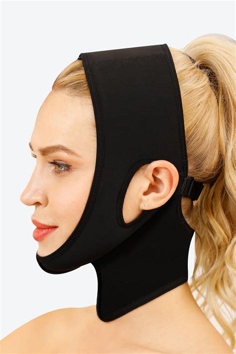 Chin Strap Support Lift Facial Compression Band Neck Bandage Lavender