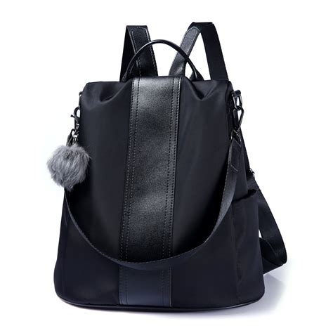women backpack purse waterproof nylon anti theft rucksack lightweight school shoulder bag yy zone