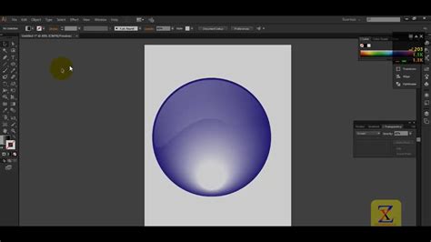 How To Create Glossy Effect In Adobe Illustrator Youtube