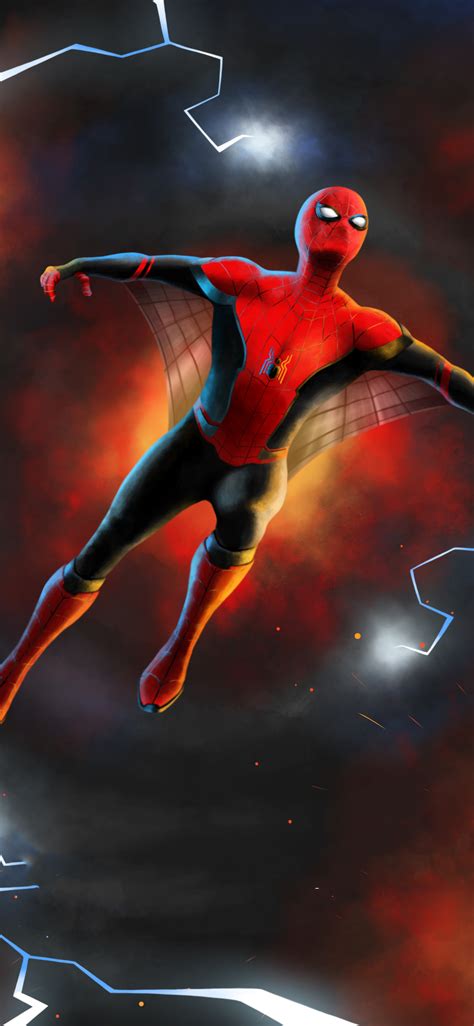 1125x2436 Spider Man Flying Iphone Xsiphone 10iphone X Hd 4k