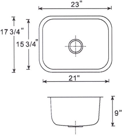 A kitchen of this size falls into the average range. Sink 102 Dimensions ... | Kitchen sink sizes, Kitchen sink ...