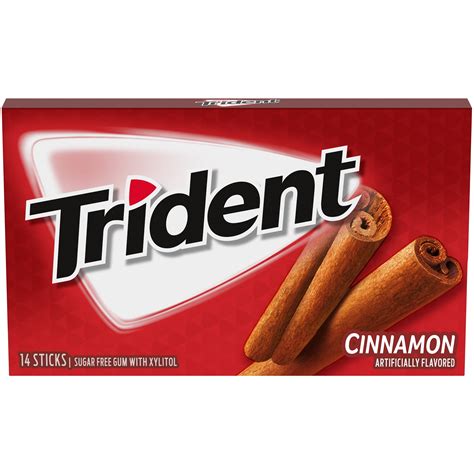 Trident Cinnamon Sugar Free Gum 14 Piece Pack