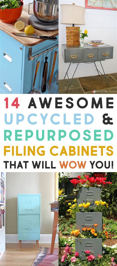 An old filing cabinet is perfect for storing your garden tool storage rack is ready to go. 14 Awesome Upcycled and Repurposed Filing Cabinets that ...