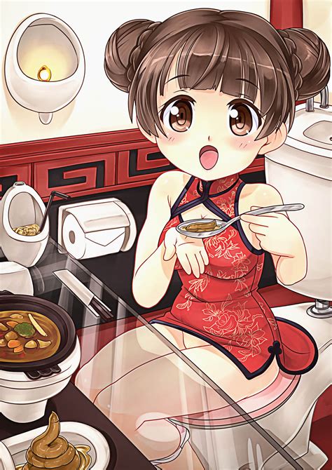 rule 34 bathroom blush candle china dress chinese clothes chopsticks female food hamoto