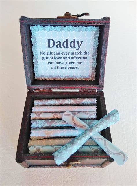 Perhaps they were looking for passion; Dad Scroll Box great quotes about dads in a wood chest dad ...
