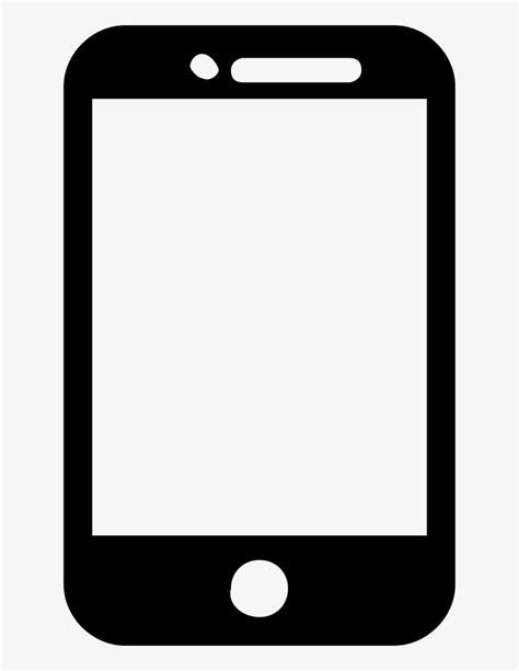 Mobile Phone Model Comments Smartphone Black And White Clipart Png
