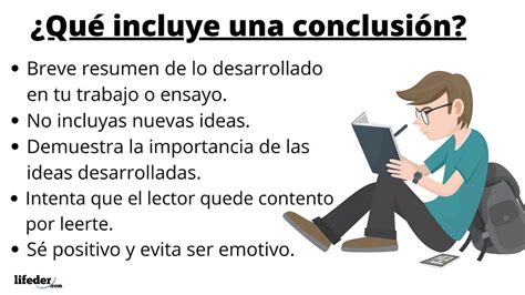 Cómo hacer una conclusión paso a paso con ejemplos