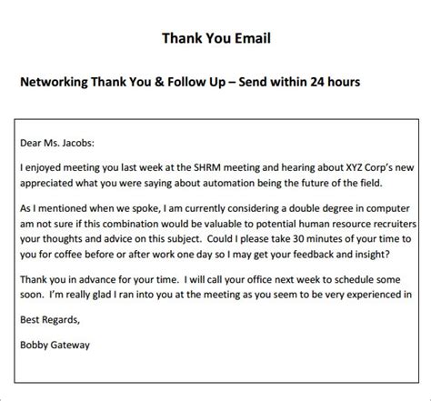 Tell them how you can help. FREE 4+ Thank You Email Samples in PDF