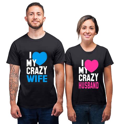 Unisex Couple Short Sleeve T Shirt Husband And Wife Shirt I Etsy