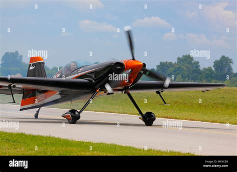 The Xtremeair Sbach 300 On Runway During International Air Show At The