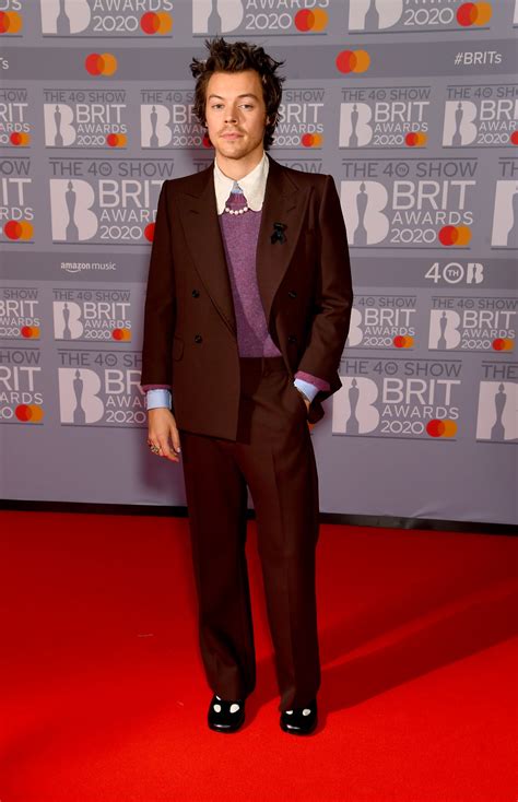 Harry Styles Has Outdone Himself At The Brit Awards 2020 British Gq