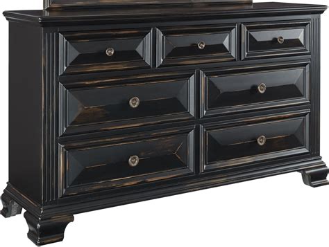 Black Bedroom Dressers And Chests Stanley Furniture Louis Louis Black