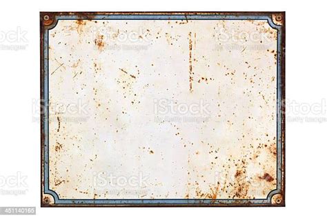 Blank Rusty Retro Sign Stock Photo Download Image Now Rusty Sign