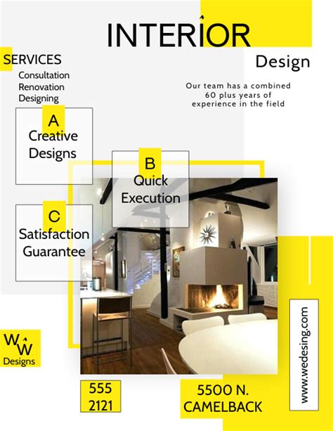 Interior Design Template Postermywall
