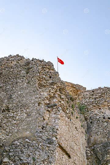 Egirdir Castle Byzantine Period Ottoman Empire Repair Year 1307 Stock