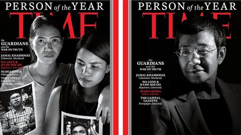 Time Magazine Person Of The Year 2018 Recognises Journalists Bbc News