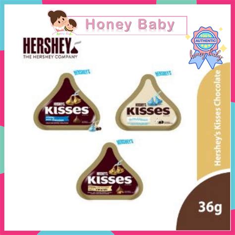 Hersheys Kisses Chocolate 36g 8s Almond Cookies And Cream Milk