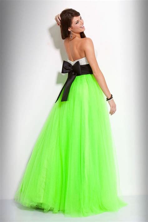 Lime Green And Blue Prom Dresses Hot Prom Dress Lime Green Prom