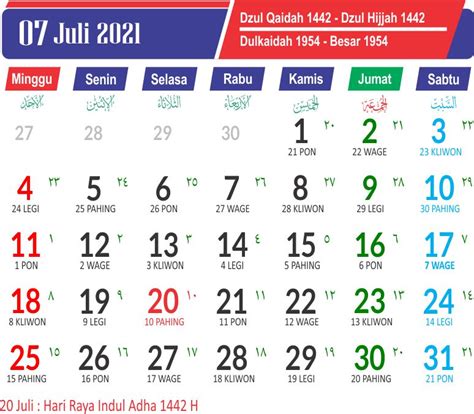 Untuk mempermudah anda membuat kalender saya sediakan template kalender 2021 lengkap dengan tanggalan hijriyah, tanggalan jawa., dan hari pasaran pon wage kliwon dst…. Download Kalender Nasional Dan Jawa 2021 - 20 ...