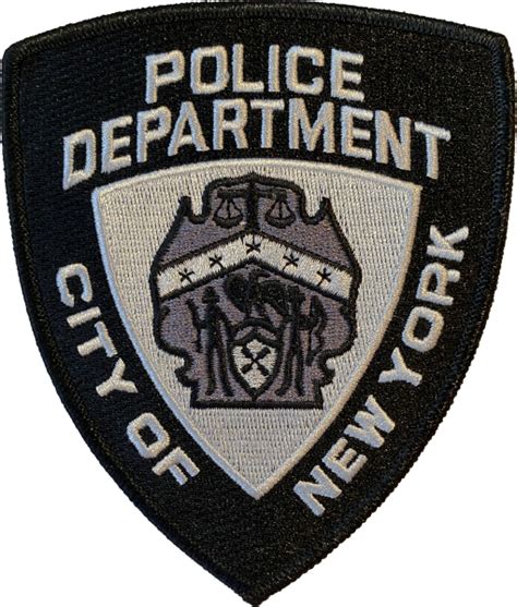 New York City Police Department Nypd Shoulder Patch Subdued