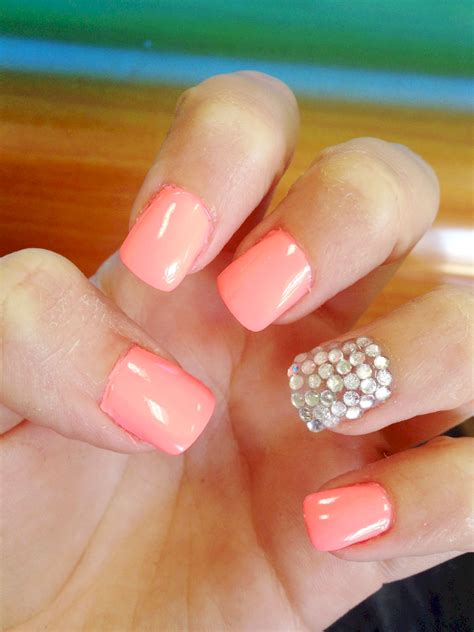 ️ Follow Me Coral Nail Colors And Designs Amazing Nailssign As Beautiful Coral Nail Colors