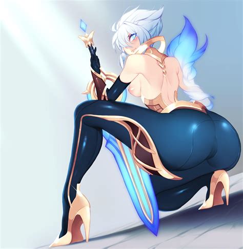 Rule 34 Ass Big Ass Big Breasts Blue Eyes Breasts League Of Legends