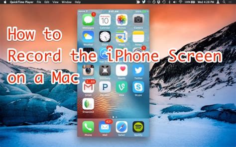 Mac how to record your screen, including with your mic audio. How to Record iPhone Screen with Mac OS X and QuickTime