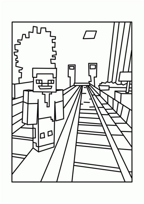22 Minecraft Printable Coloring Pages Free