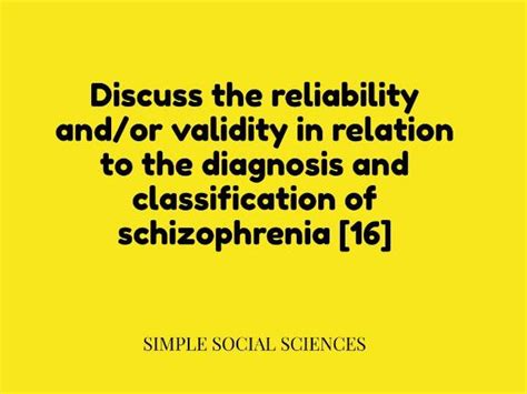 Aqa Schizophrenia Model Essay 16m Issues In Diagnosing And